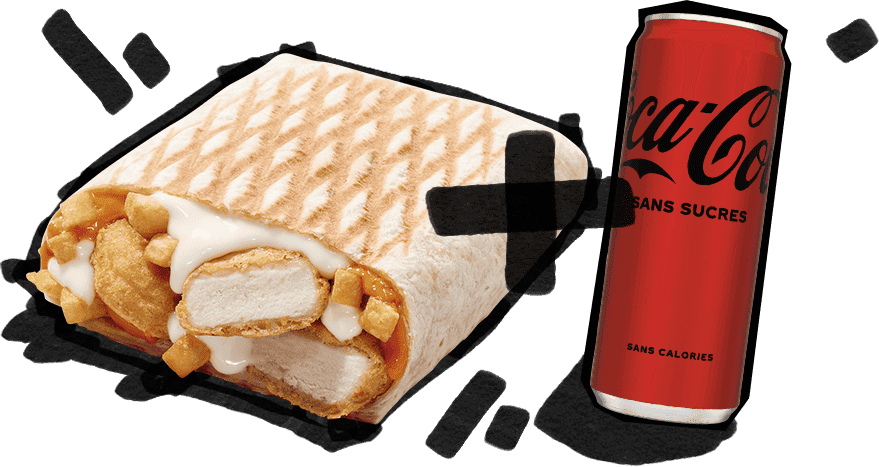 Tacos et Coca-Cola
